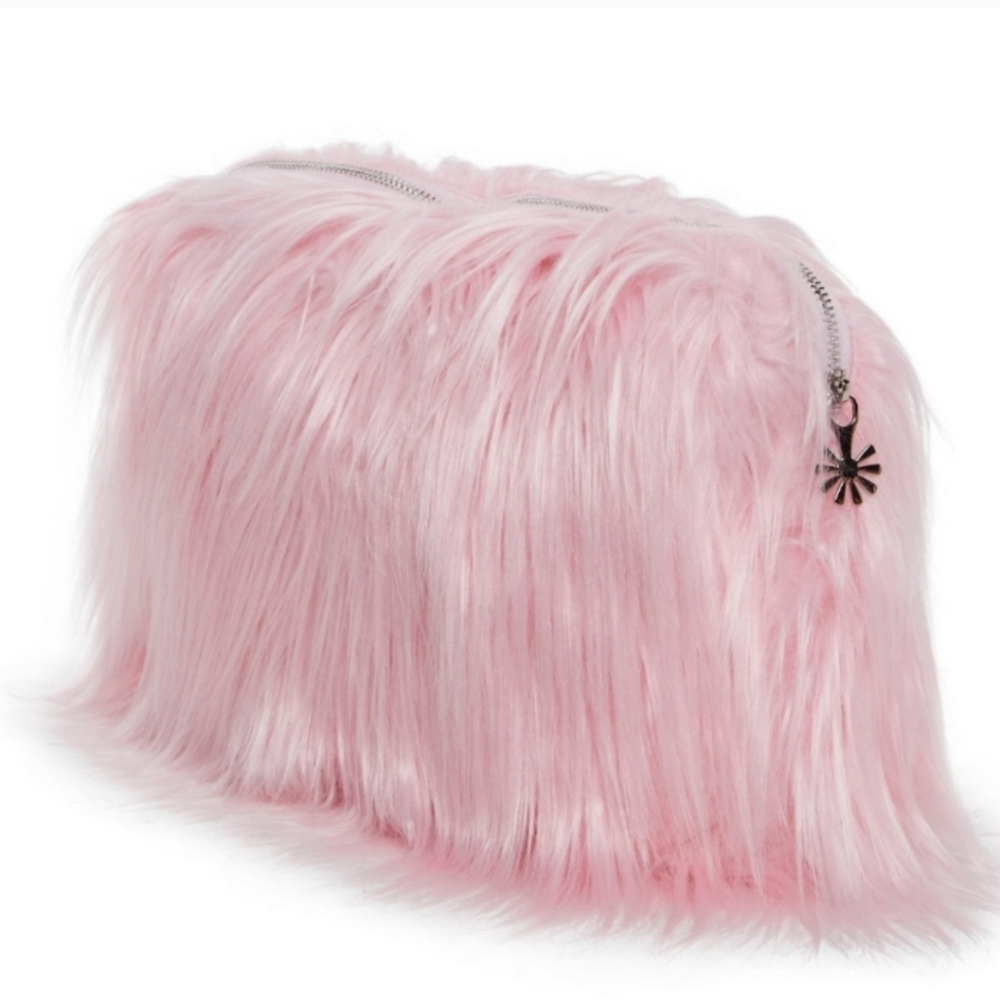 Pink Fuzzy Clutch - Picture 3 of 8